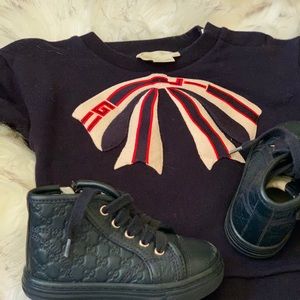 Infant Gucci high top sneaker